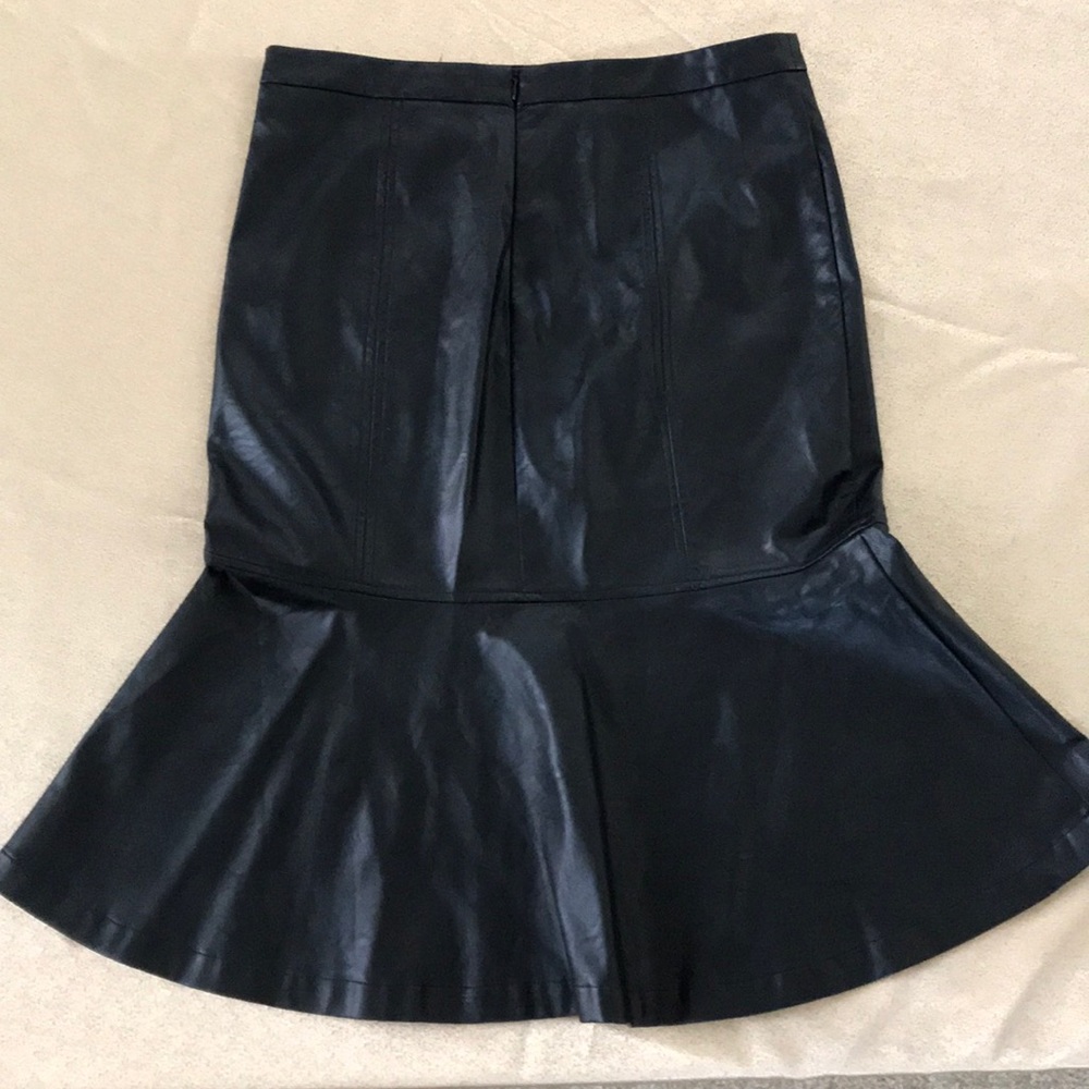 Faux Leather Skirt